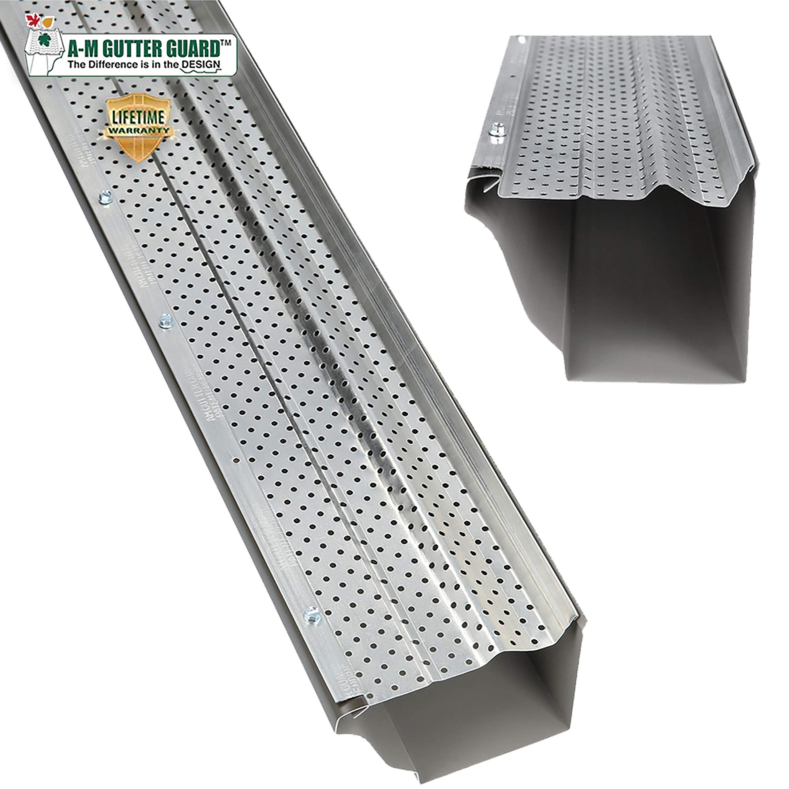 A-M Gutter Guard 5-Inch Aluminum