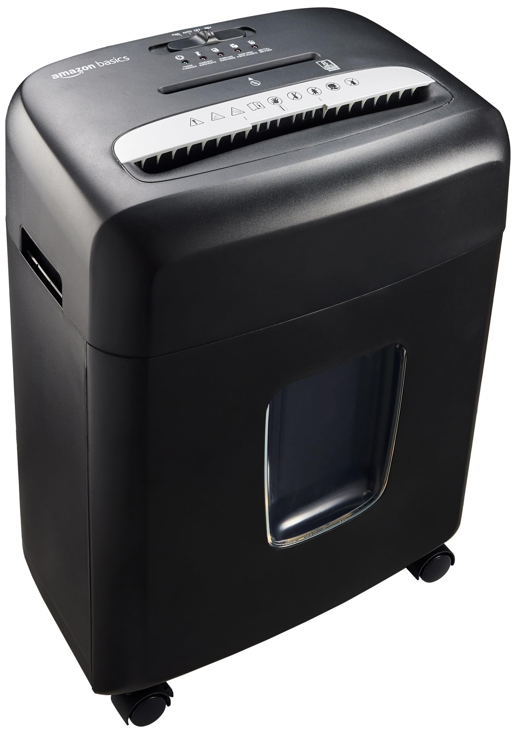 Amazon Basics 8-Sheet Micro Cut Paper Shredder