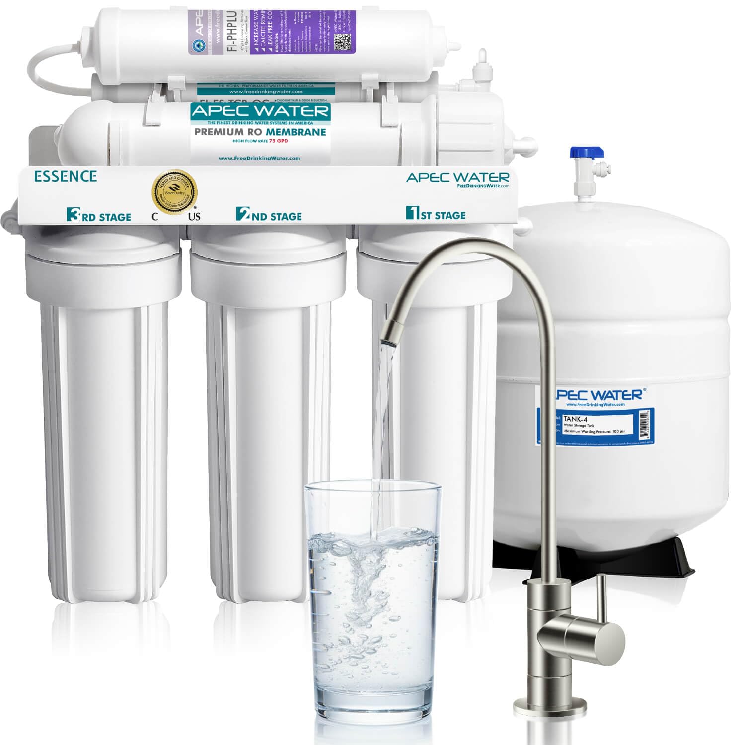 APEC Water ROES-PH75 Essence Alkaline Reverse Osmosis System