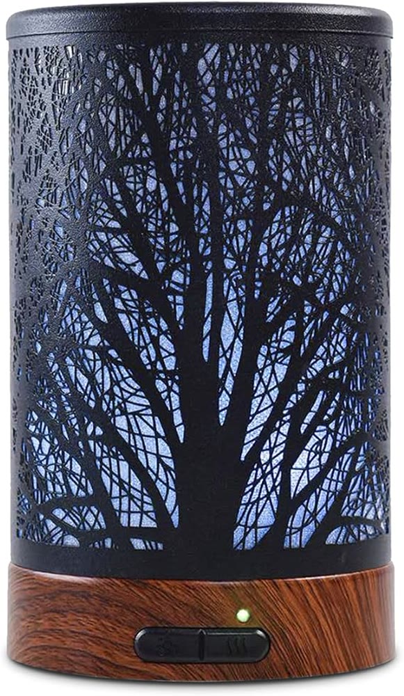 EQUSUPRO 150ml Black Metal Essential Oil Diffuser