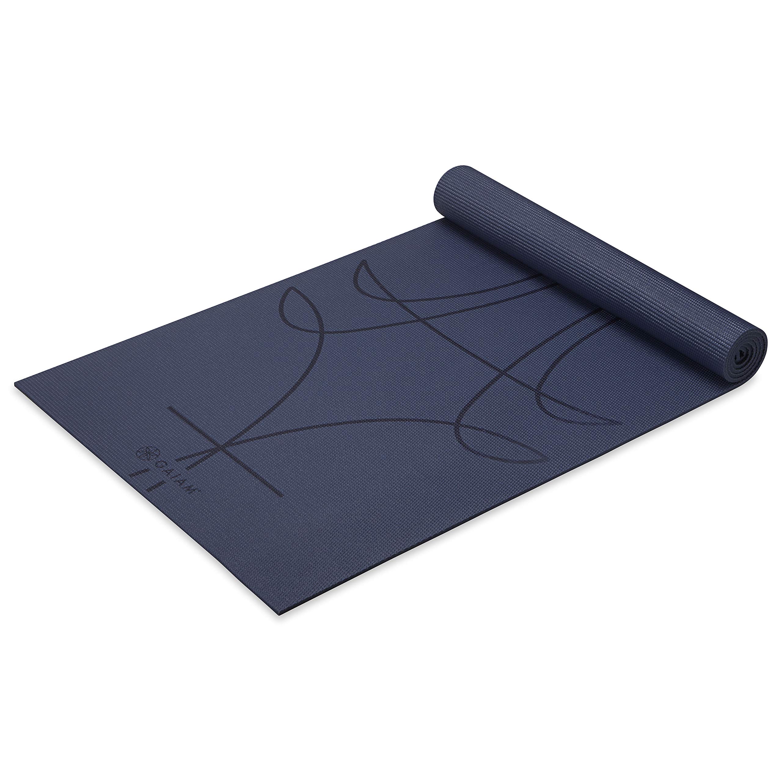 Gaiam Premium 6mm Print Yoga Mat