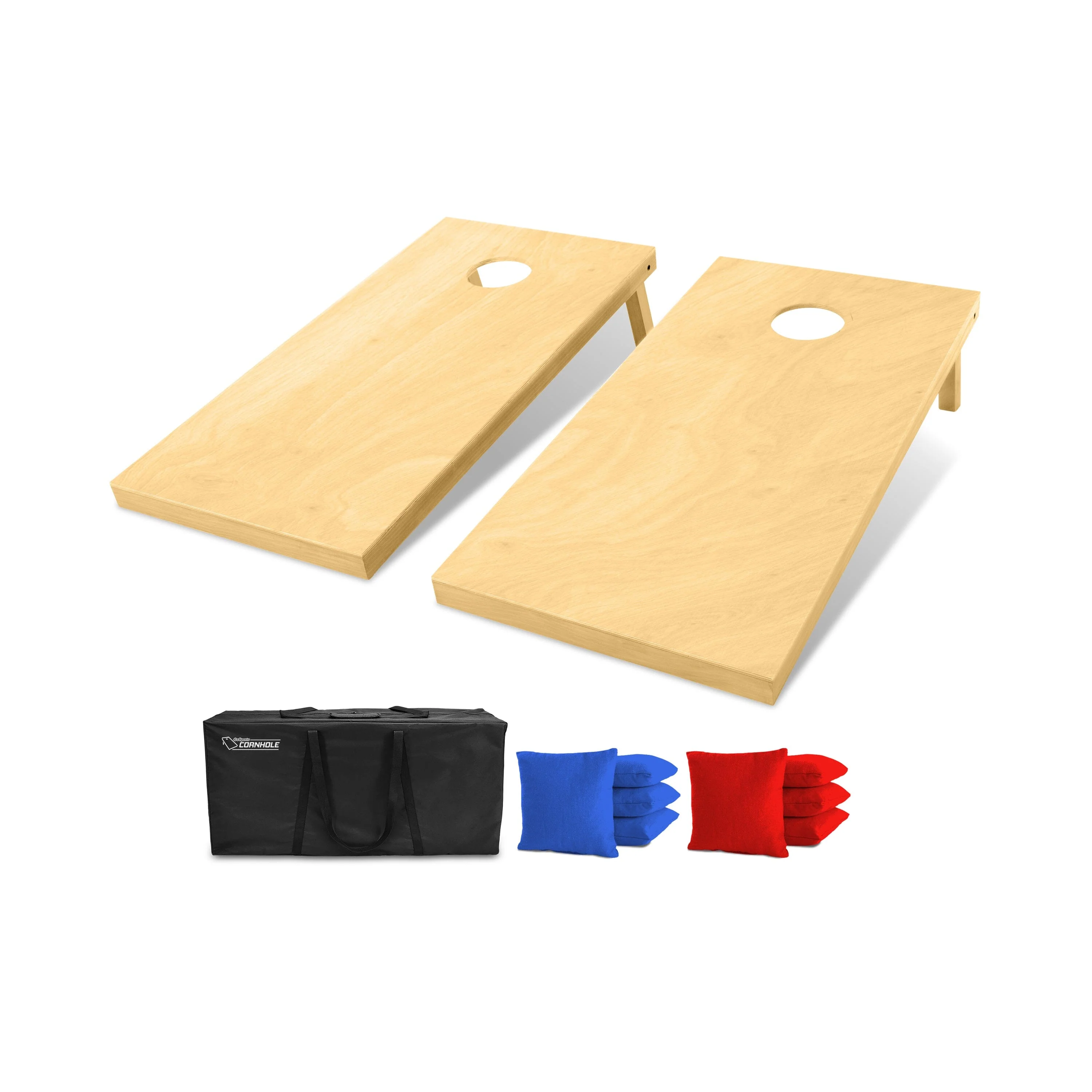 GoSports 4x2 Solid Wood Premium Cornhole Set