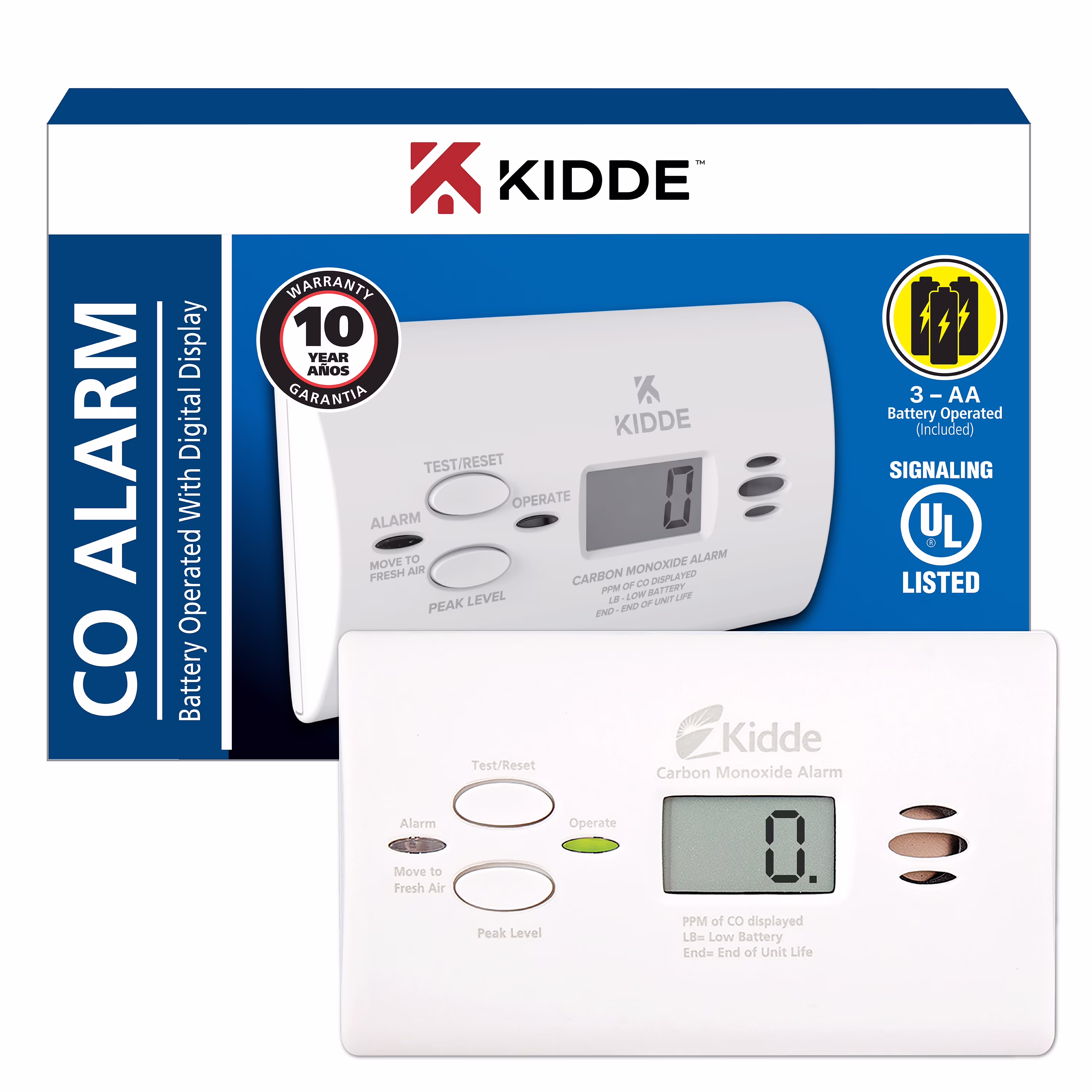 Kidde Battery-Operated Carbon Monoxide Alarm