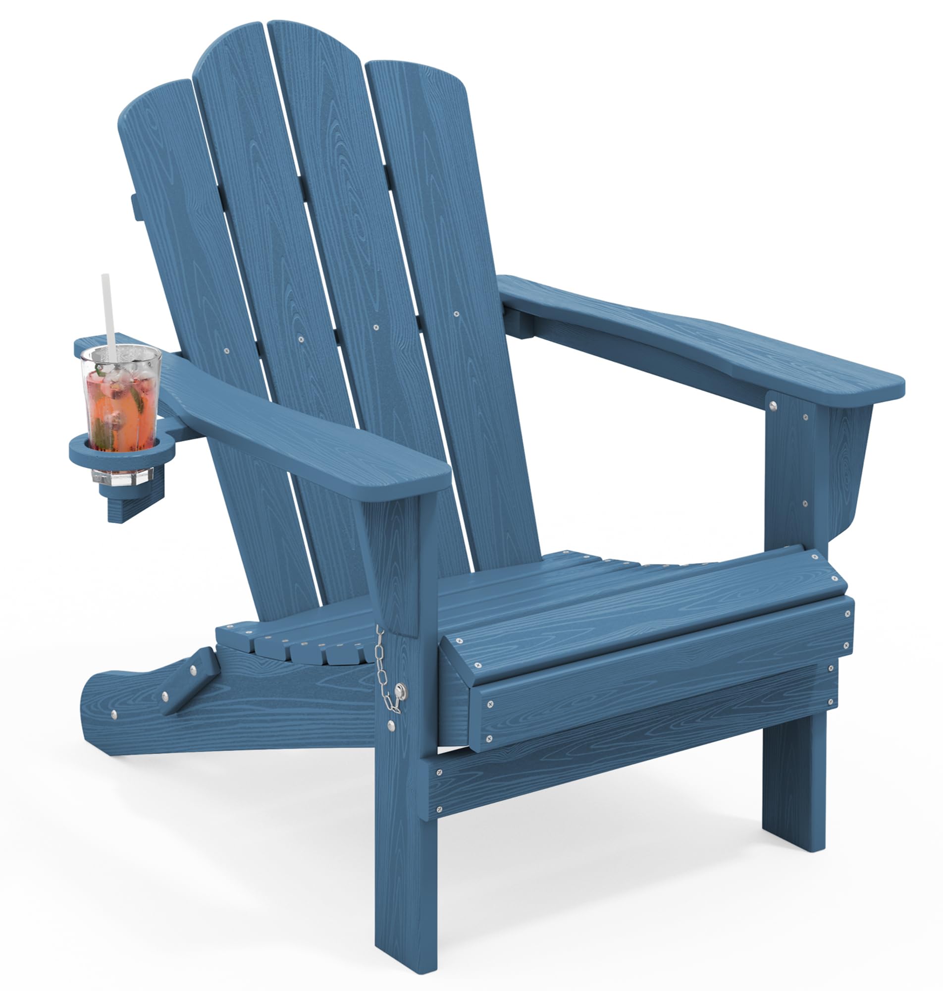 KINGYES Folding Adirondack Chair (All-Weather HDPE)