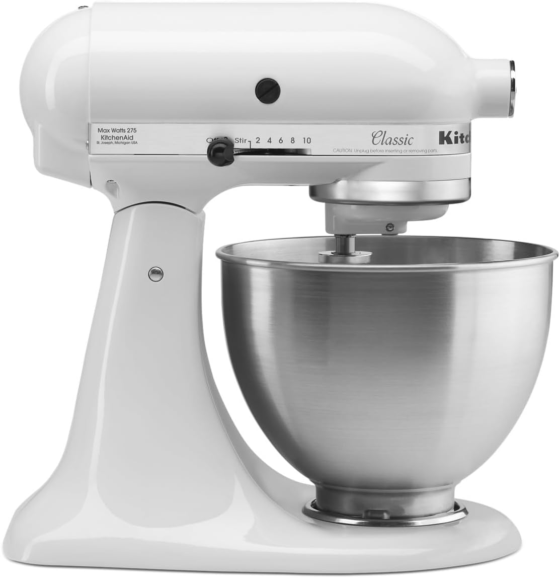 KitchenAid Classic Series 4.5-Quart Tilt-Head Stand Mixer (K45SS)