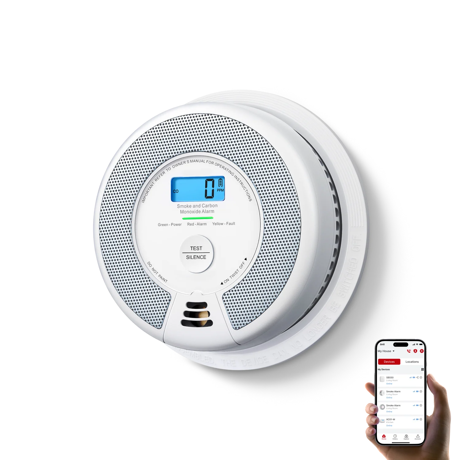 X-Sense SC07-WX Smart Smoke and CO Alarm
