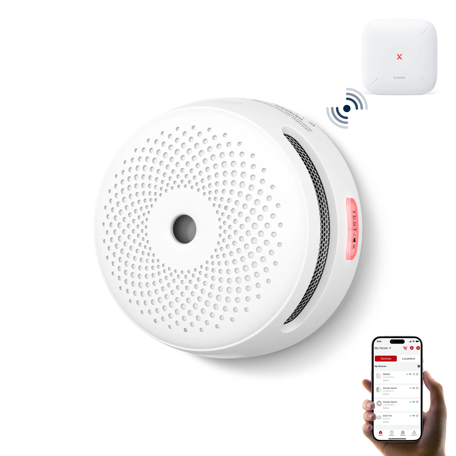 X-Sense XS01-M Interconnected Smart Smoke Alarm (FS31 kit)