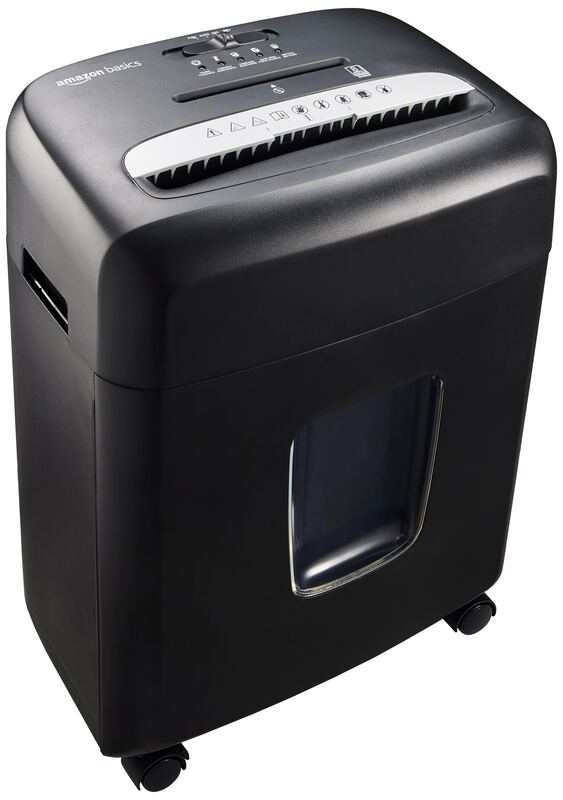 Amazon Basics 8-Sheet Micro Cut Paper Shredder