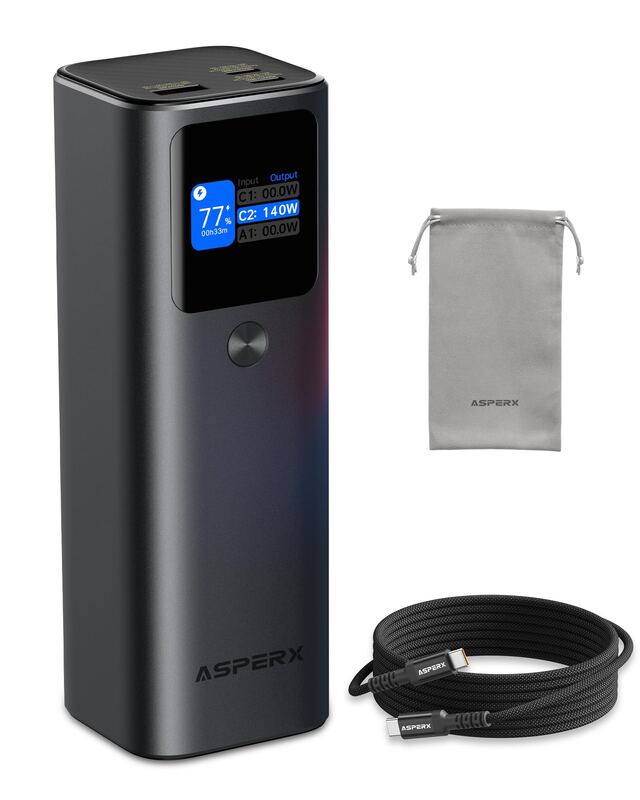 AsperX 165W Laptop Power Bank
