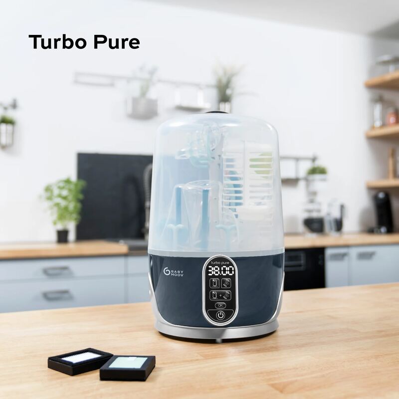 Babymoov Turbo Pure 3-in-1 Bottle Sterilizer and Dryer