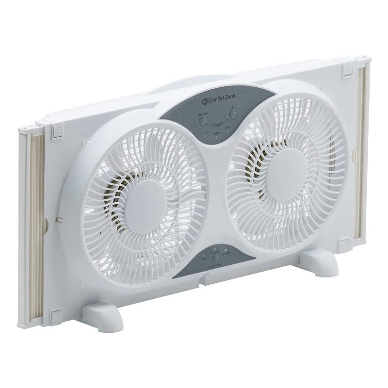 Comfort Zone CZ319WT 9-inch Twin Window Fan