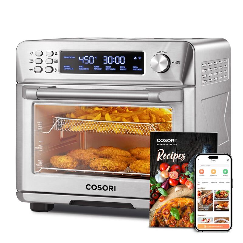 Cosori CS130-AO Smart 12-in-1 Air Fryer Toaster Oven