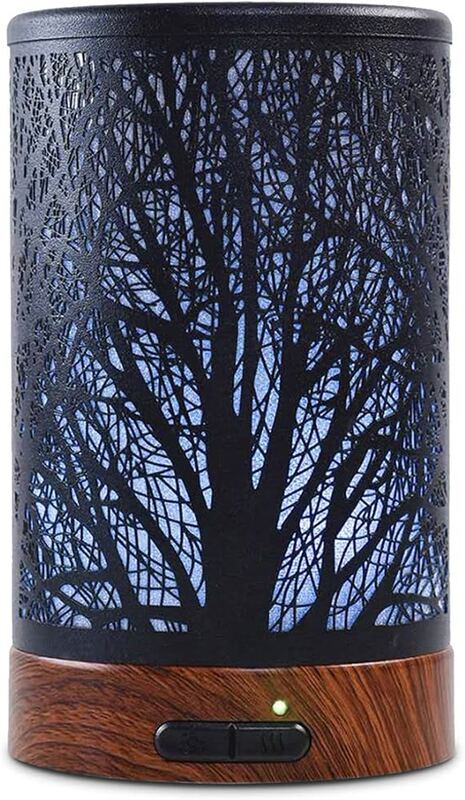 EQUSUPRO 150ml Black Metal Essential Oil Diffuser