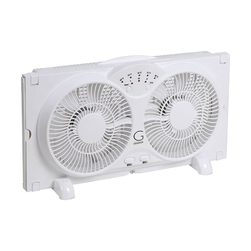 Genesis A1WINDOWFAN Twin 9-inch High-Velocity Window Fan
