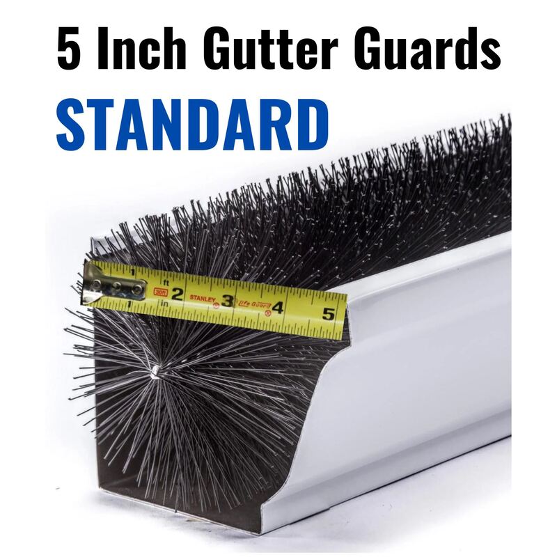 GutterBrush 5-Inch Gutter Guard