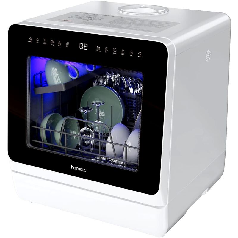 Hermitlux HDW5CW01 Countertop Dishwasher