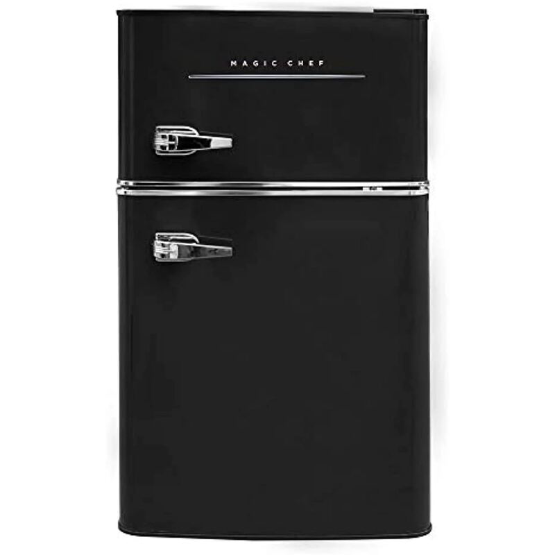 Magic Chef Retro 3.2 Cu. Ft. 2-Door Mini Refrigerator