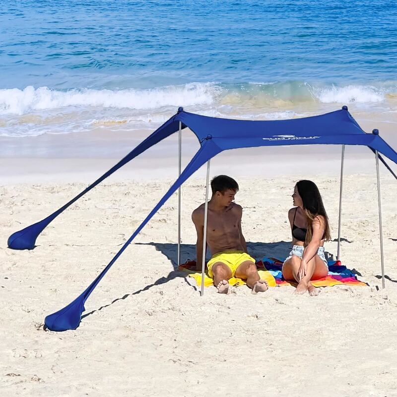 SUN NINJA Beach Tent Sun Shelter UPF50+