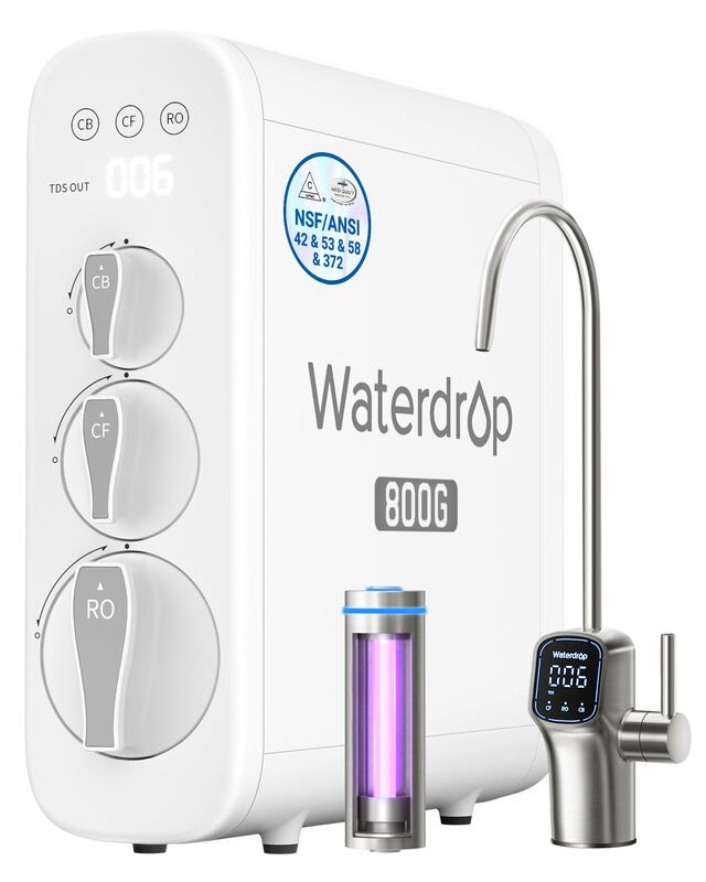 Waterdrop G3P800 Tankless Reverse Osmosis System