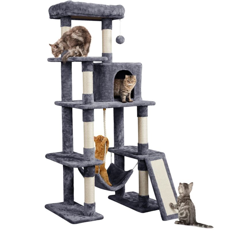 Yaheetech 63in Sturdy Large Cat Tree